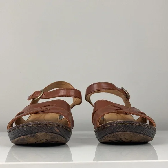 Born Belinda Open Toe Heeled Sandal Size 10 - Picture 2 of 16